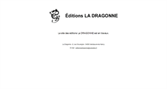 Desktop Screenshot of editionsladragonne.com